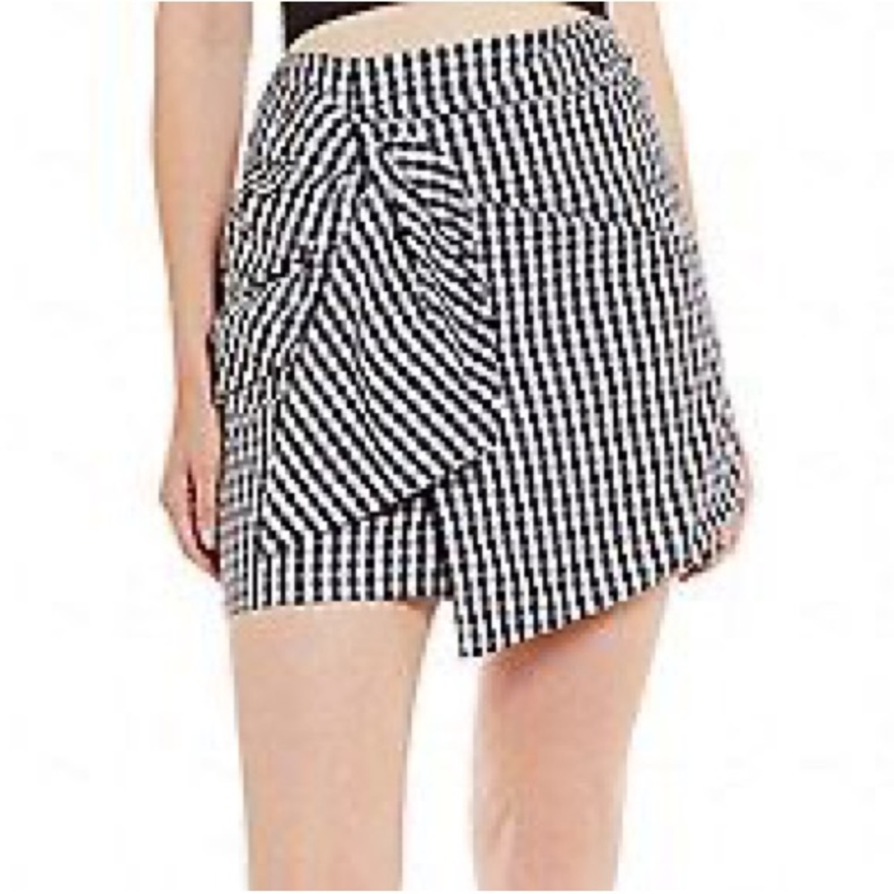Gianni Bini Gingham Mini Skirt
